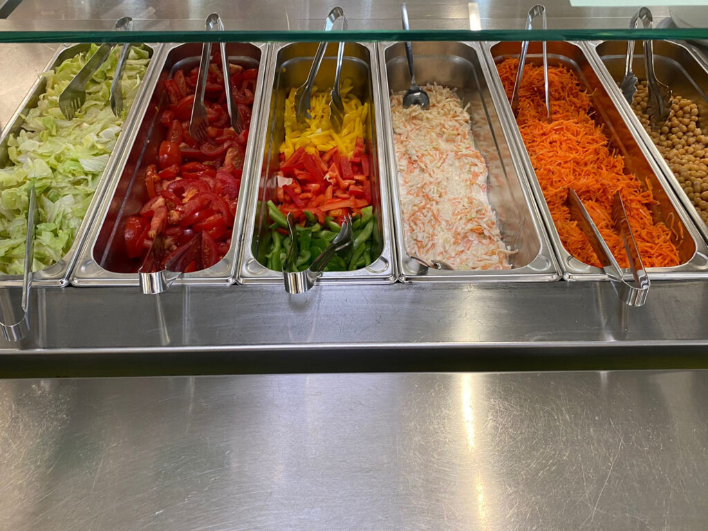 Angebot Salat, Schulessen